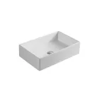 Lavoar de blat dreptunghiular din ceramică cu design modern - Papavero Viadurini