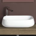 Lavoar de blat dreptunghiular din ceramică cu design modern - Papavero