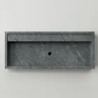 Lavoar pe blat dreptunghiular din gresie portelanata Made in Italy - Cervia Viadurini