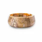 Chiuvetă rotundă de blat în design unic Onyx pur - Ramiro Viadurini