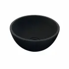 Chiuveta Sprijinirea Tondo în bazalt negru Kali Viadurini