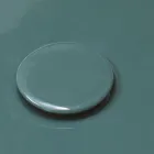 Lavoar rotund de blat din ceramică lucioasă Made in Italy - Candito Viadurini