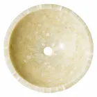 sprijin rotund Chiuvetă din miere Onyx piatra Kilian Viadurini