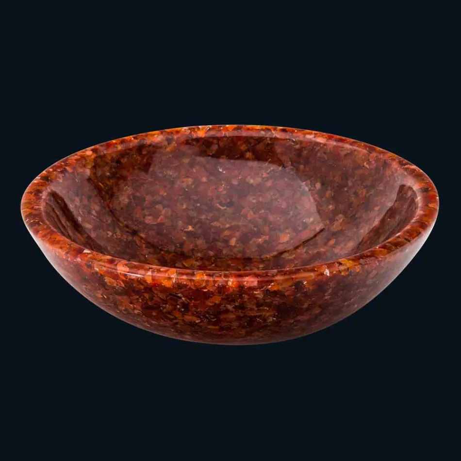 sprijin rotund Blat în rășină artificială și piatră Cloud Viadurini