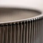 Lavoar rotund pe blat din sticla venetiana Plissè Made in Italy - Zircon Viadurini