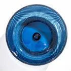 Lavoar rotund pe blat din sticla venetiana Plissè Made in Italy - Zircon Viadurini