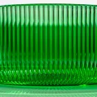 Lavoar rotund pe blat din sticla venetiana Plissè Made in Italy - Zircon Viadurini