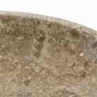 Lavoar de blat rotund, dintr-o singură bucată, din piatră naturală Ziva Viadurini