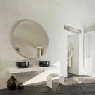 Design modern, din oțel inoxidabil, fabricat în Italia, Dalmine Viadurini