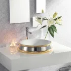 Proiectare chiuveta cu baie in semifabricate in argila fabricata in Italia, Manilo Viadurini