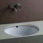 Chiuvetă ceramică sub blat cu design modern - Papavero Viadurini