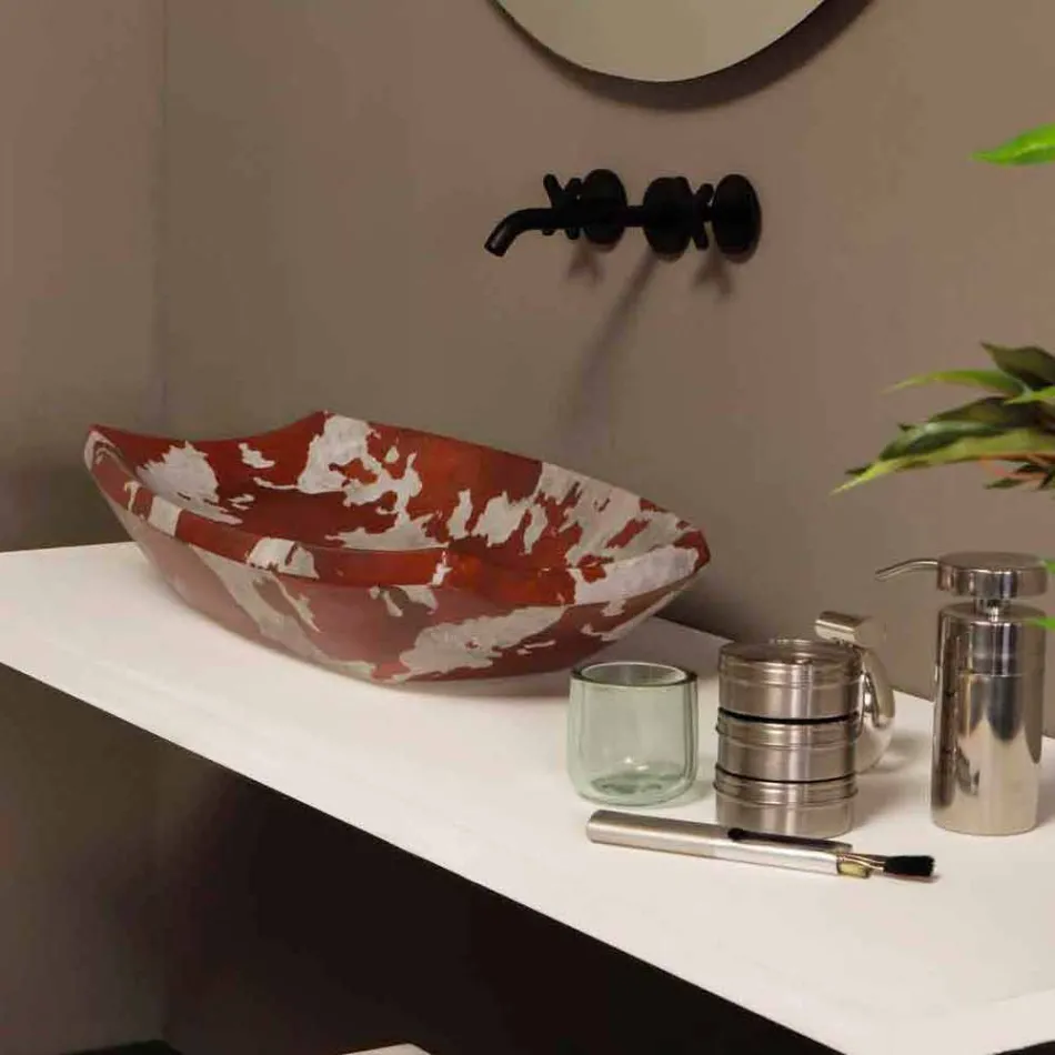 Proiectați chiuvetă de spălat ceramică din Italia Laura Viadurini