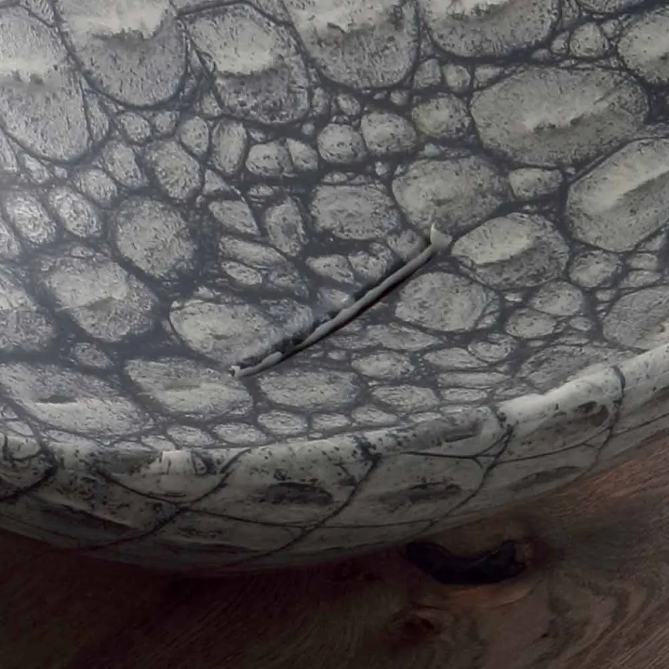 Design chiuvetă ceramică de blat din Italia Animale Viadurini