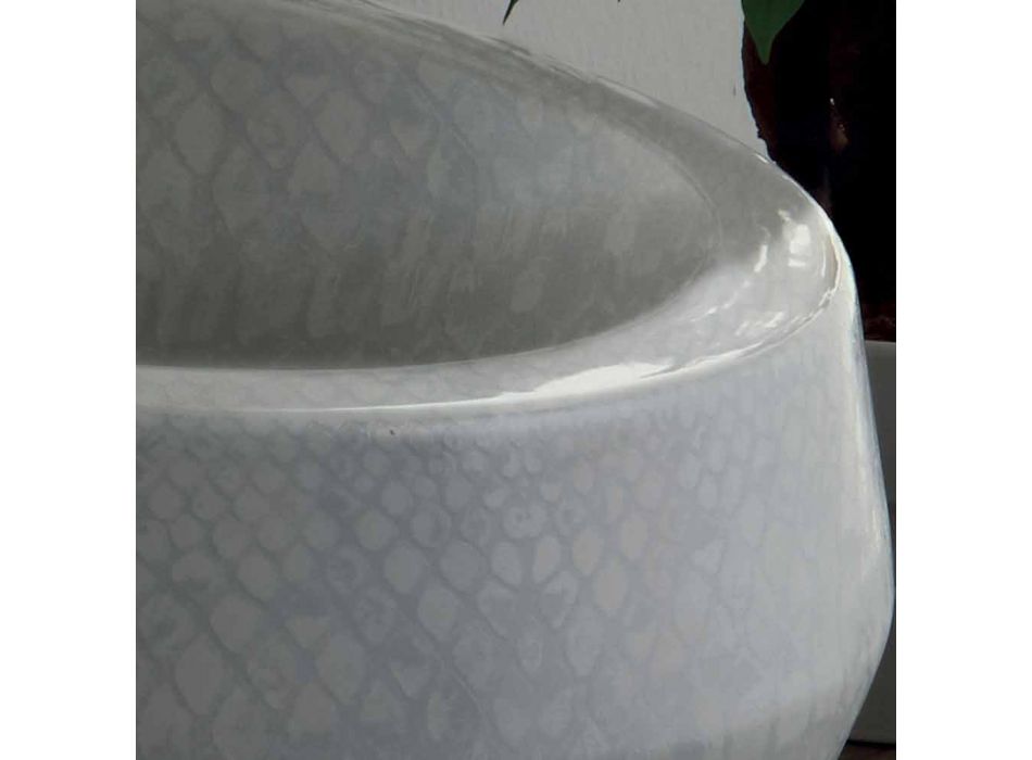 Blat de design din blat din ceramica python din Italia Elisa Viadurini