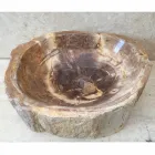 Chiuveta de proiectare realizată manual în lemn de mare fosilă Star Viadurini