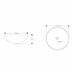 Lavoar de blat proiectat în rășină cu inserții de corali - Salvatore Viadurini