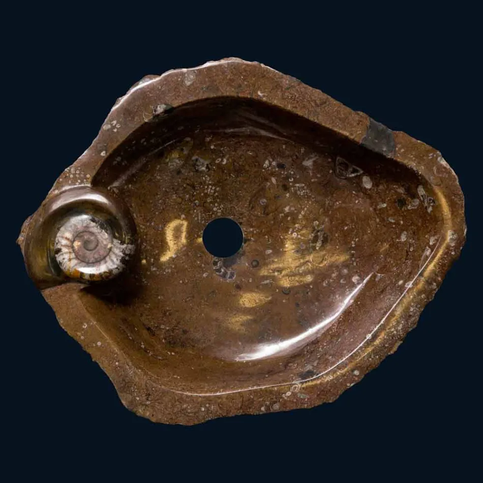 Design chiuveta marmura încastrate / suport Samir, o piesă Viadurini