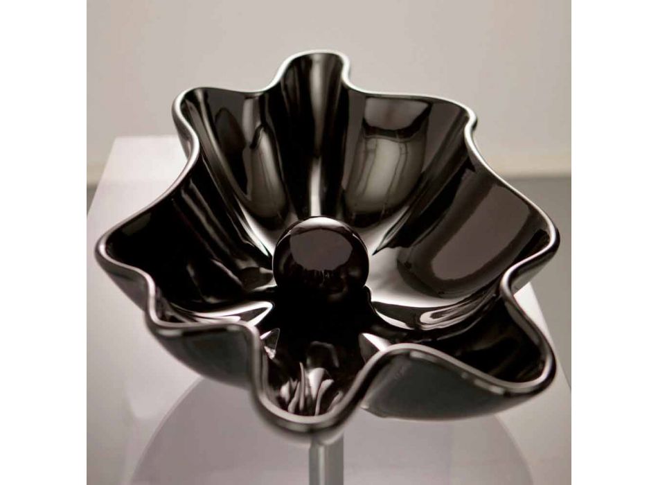 Blat de ceramică neagră cu design modern din Italia Rayan Viadurini