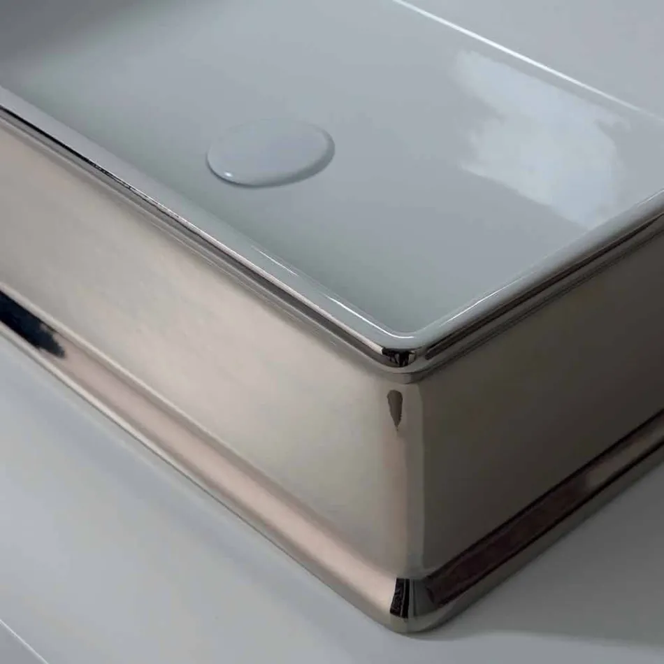 Concept de proiectare chiuveta de blat ceramica de design din Italia Debora Viadurini