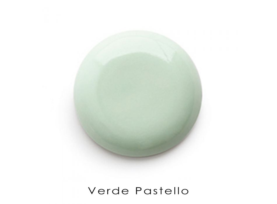 Lavoar de colț independent din ceramică colorată modernă 42 cm - Angelino Viadurini