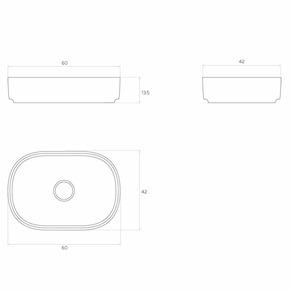 Realizat în Italia, chiuvetă de design independent, Formicola Viadurini