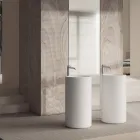 Lavoar de blat independent din ceramică, fabricat în Italia - Ragazza Viadurini