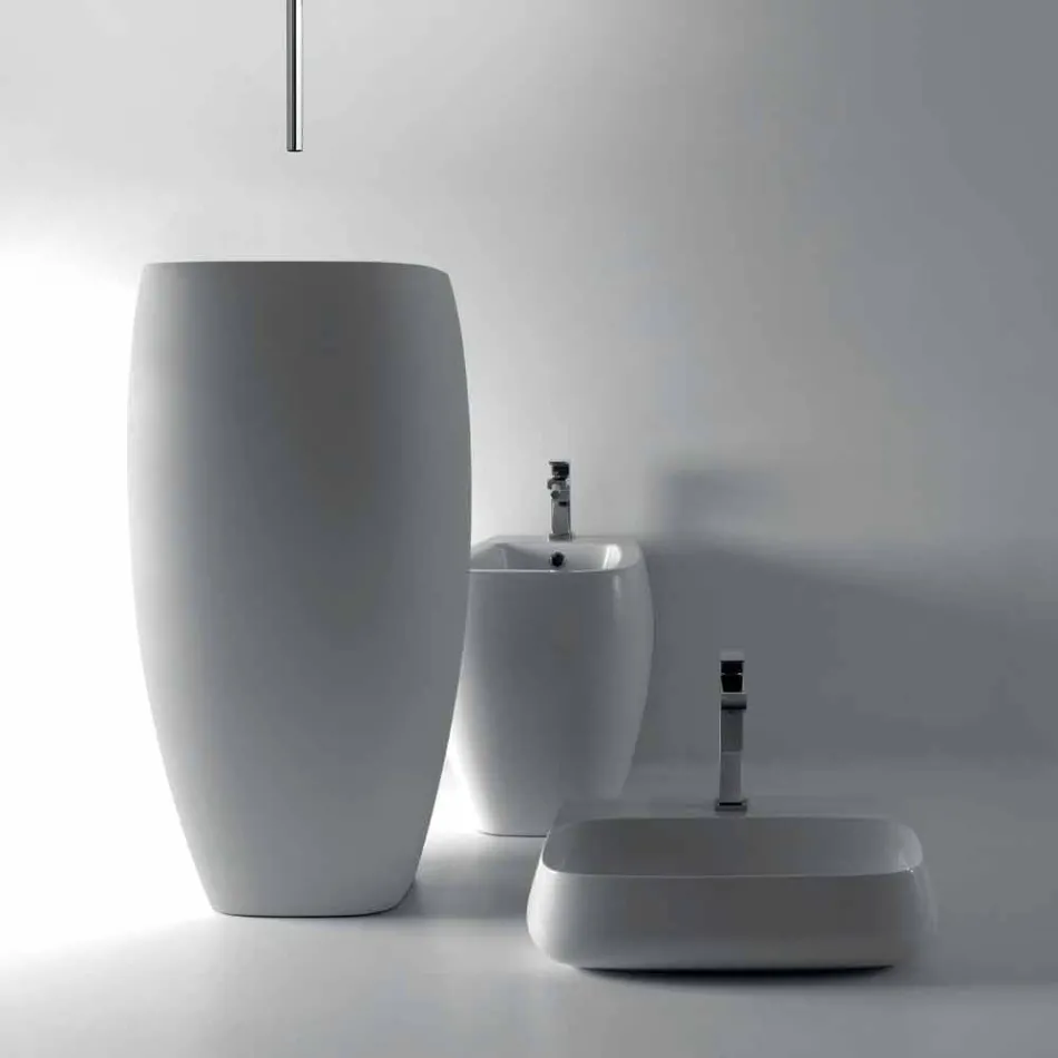 Gais chiuveta ceramică de design modern, fabricată în Italia Viadurini