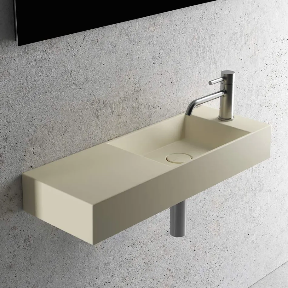 Design modern Made in Italy Lavoar ceramic alb sau colorat - Act Viadurini