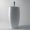 Design modern, chiuvetă ceramică cu design deosebit Gaiola, fabricată în Italia