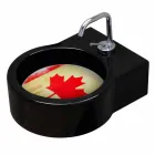 Lampă / suspensie ceramică neagră ceramică realizată în Italia Tor Viadurini