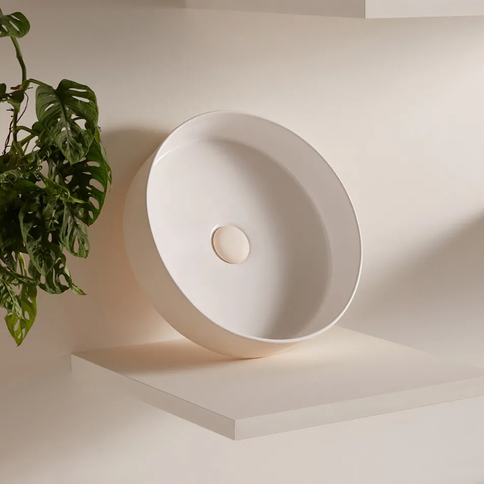 Lavoar din gresie portelanata de diferite finisaje Made in Italy - Plic Viadurini