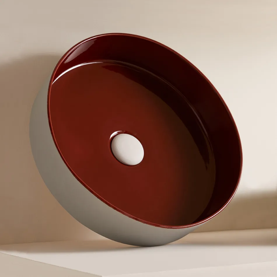 Lavoar din gresie portelanata cu diferite finisaje Made in Italy - Plic Viadurini