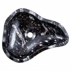 Lavoar de marmură cu fosile moderne de sprijin - Burgeo Viadurini