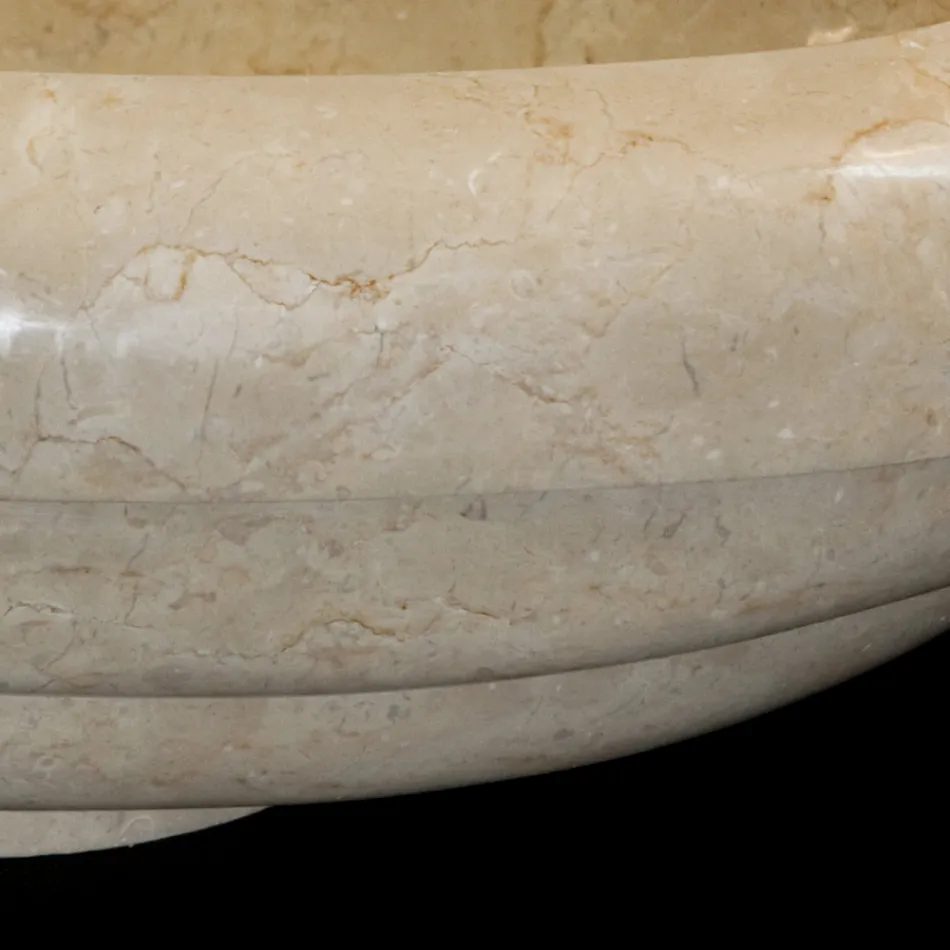 Lavoar din marmura blat Tito design, piesa unica Viadurini