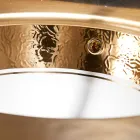 Chiuveta incorporabila din Fire Clay cu banda in diferite finisaje Made in Italy - Erioli Viadurini