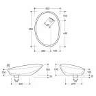 Conceput design de mama-de-perla chiuveta făcut în Italia Glossy Viadurini