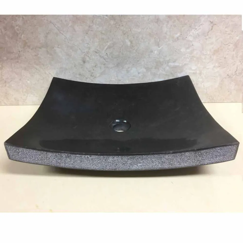 Cada de baie din piatra naturala Dragoste, bucata unica Viadurini