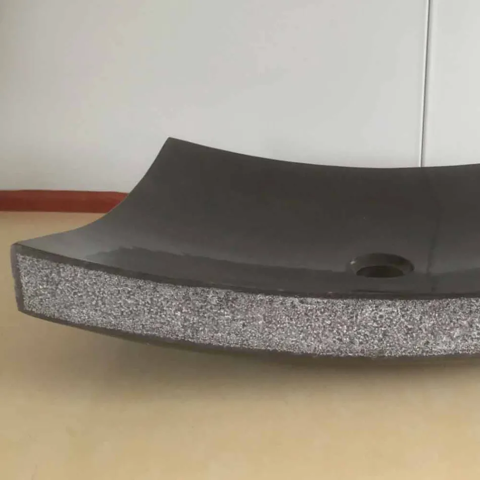 Cada de baie din piatra naturala Dragoste, bucata unica Viadurini