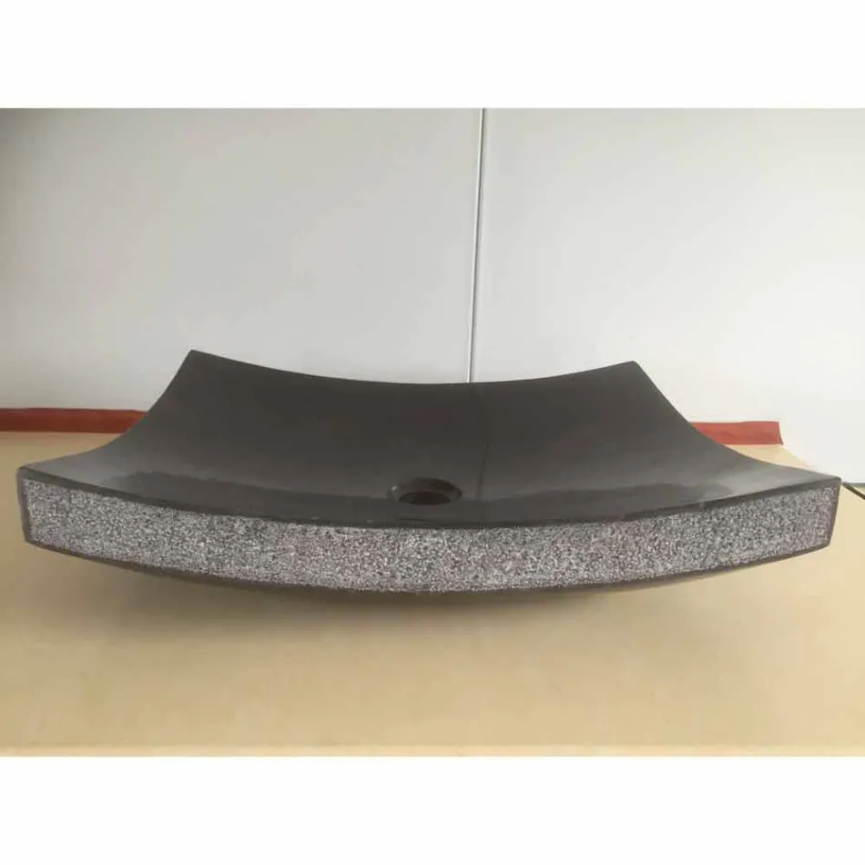 Cada de baie din piatra naturala Dragoste, bucata unica Viadurini