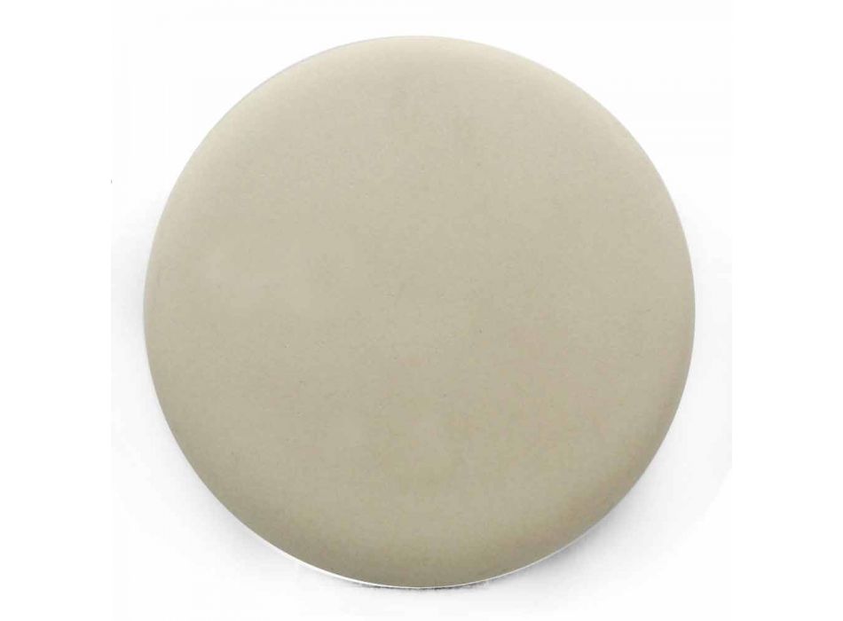 Chiuvetă ovală pe blat pentru design baie în ceramică Made in Italy - Omarance Viadurini
