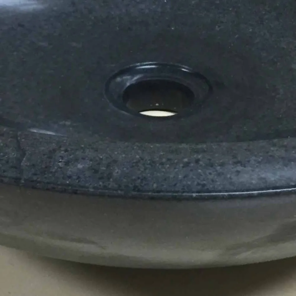 Design chiuveta de blat din negru din piatra naturala Ziva Viadurini