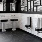 Lavoar rectangular din ceramica pe blat - Holly Viadurini