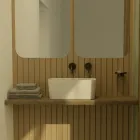 Lavoar Din Ceramica Disponibil in diferite culori Made in Italy - Cos Viadurini