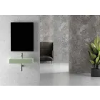 Blat dreptunghiular modern sau lavoar suspendat 60x30 cm în ceramică - Act Viadurini