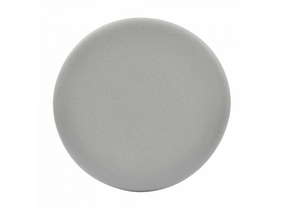 Design modern, rundă ceramică, chiuvetă de lavabilă, Star Round 40 cm Viadurini