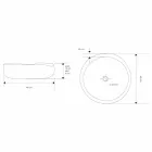 Chiuvetă modernă de blat din tec natural lustruit natural - Zino Viadurini