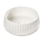 Lavoar rotund pe blat din ciment si rasina - Ibisco Viadurini