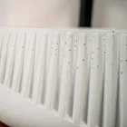 Lavoar rotund pe blat din ciment si rasina - Ibisco Viadurini