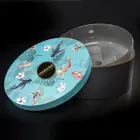 Lavoar rotund din argilă gri Made in Italy - Tatiana Viadurini