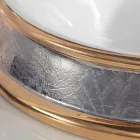 Proiectare chiuveta semi-încastrată în lut de foc lucrate manual în Italia, Manilo Viadurini